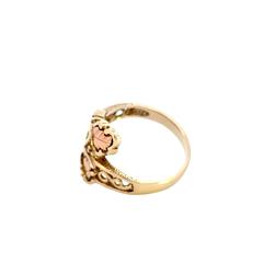 10K Tri-color Lady's Gold Ring  4.56g Size:7.25